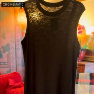 ATM midi with high side slit NWT Medium Black